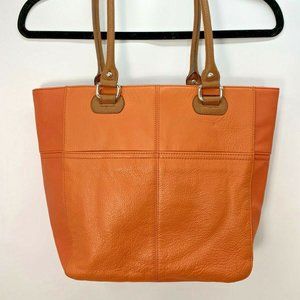 TIGNANELLO Perfect Pockets Medium Tote Orange